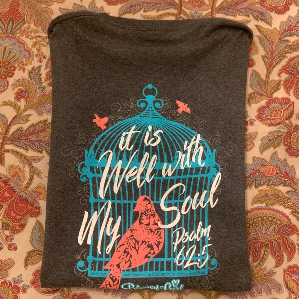 Like new, bible verse tee, size small.